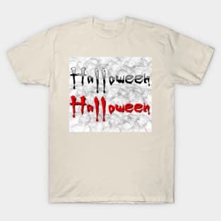 cool funny t-shirts Graphic Zombie Slash Halloween T-Shirt